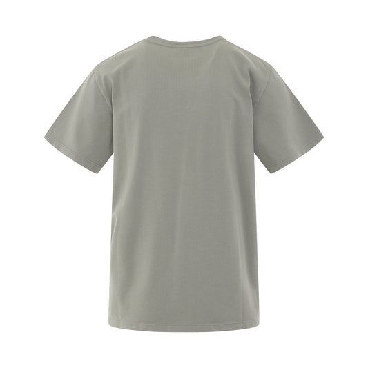 Overdyed Anagram T-Shirt in Platinum
