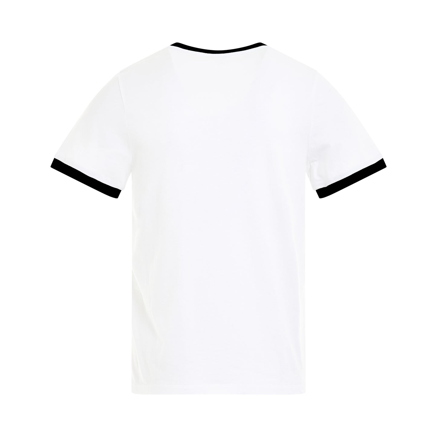 Anagram Contrast T-Shirt in White/Black