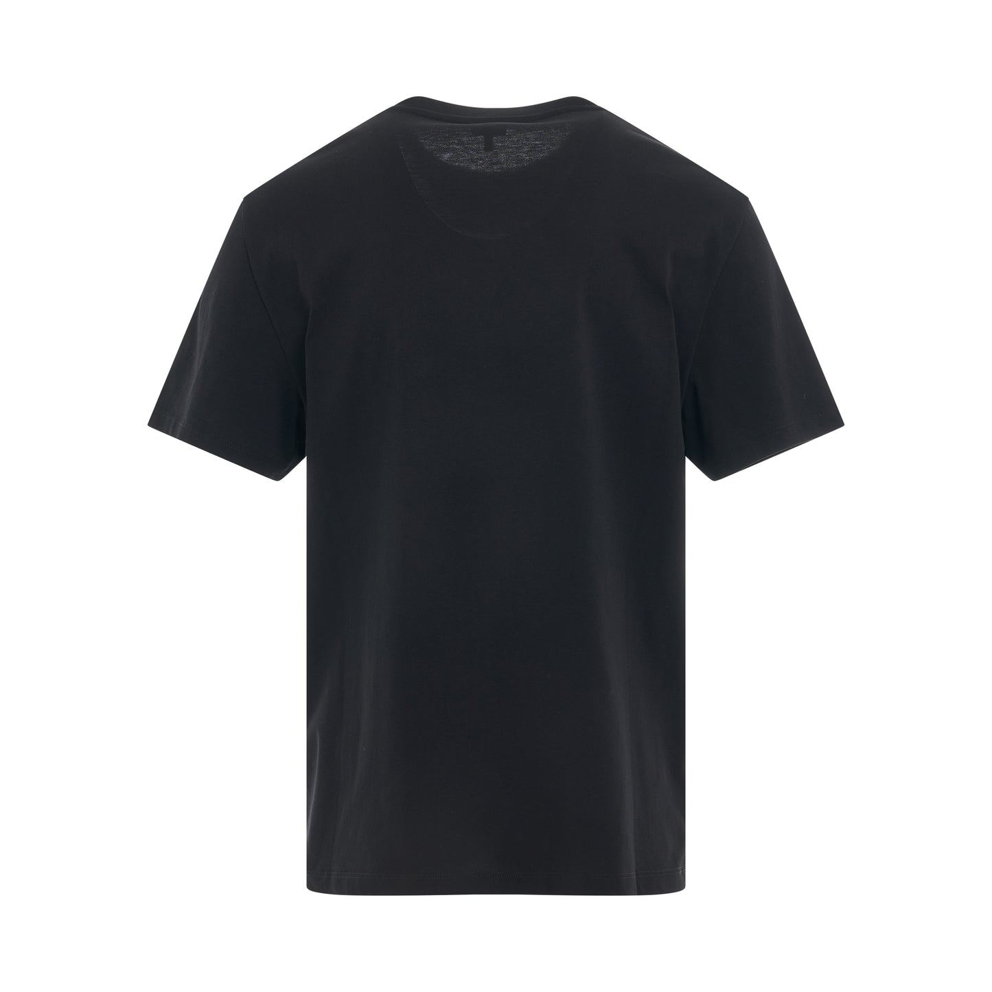 Anagram Logo Embroidered Relax Fit T-Shirt in Black