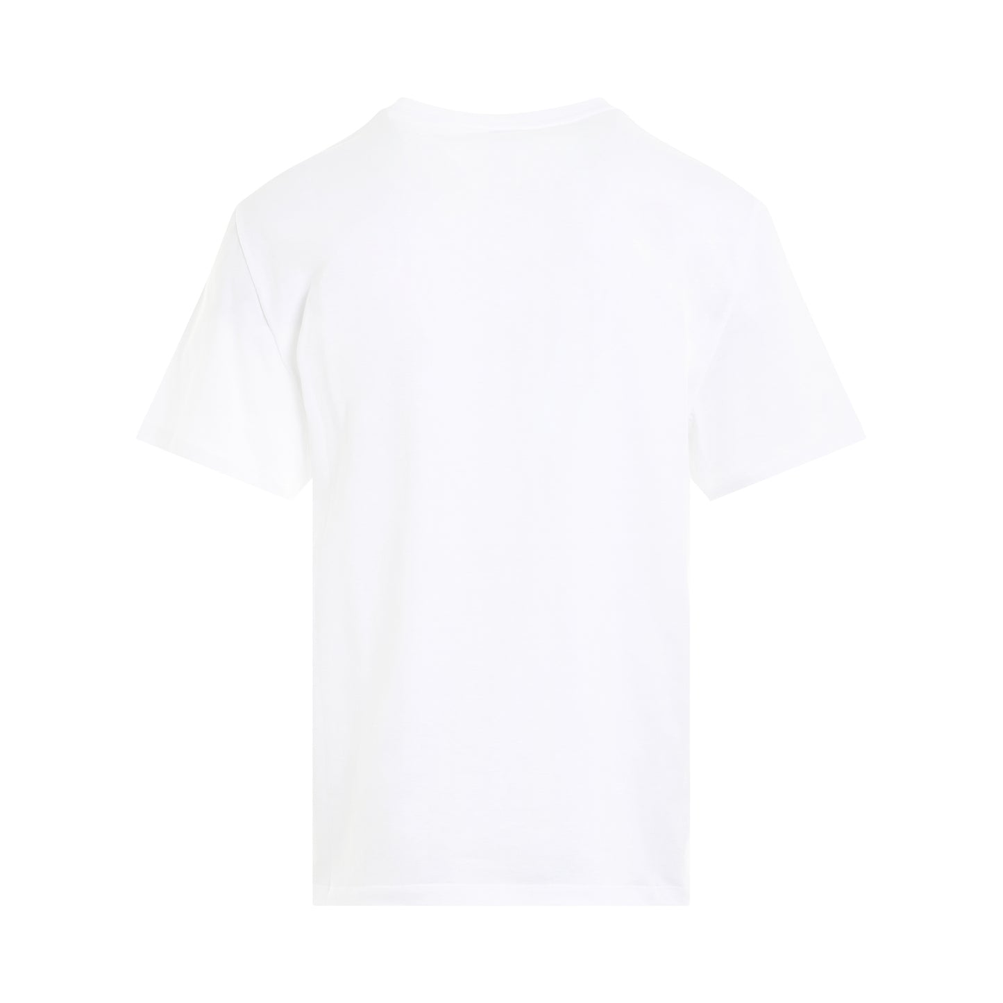 Anagram Logo Embroidered Relax Fit T-Shirt in White
