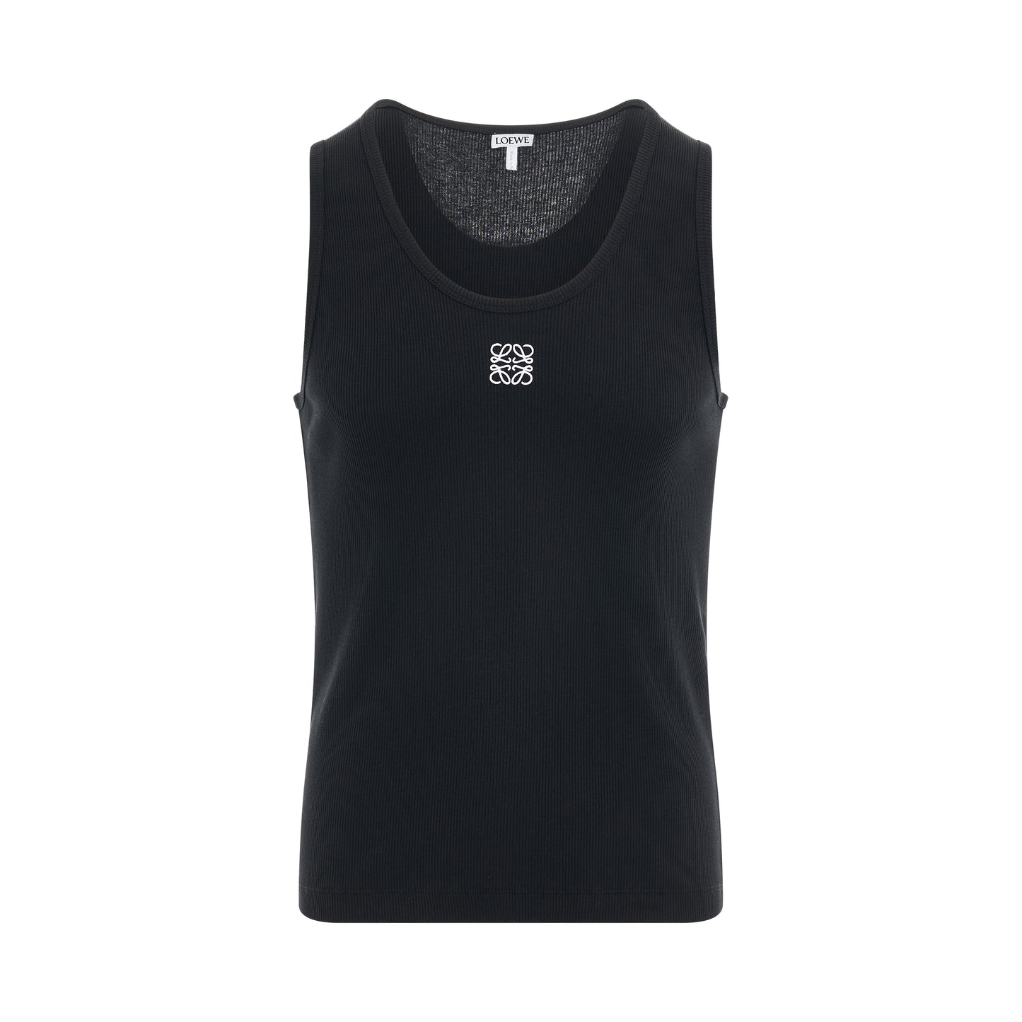 Men Anagram Tank Top in Black