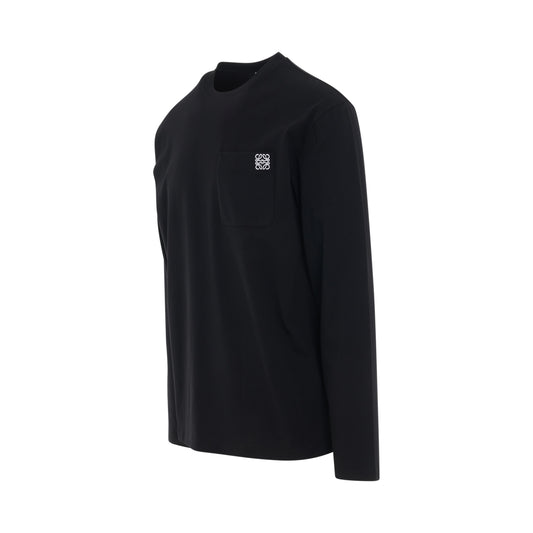Anagram Long Sleeve T-Shirt in Black
