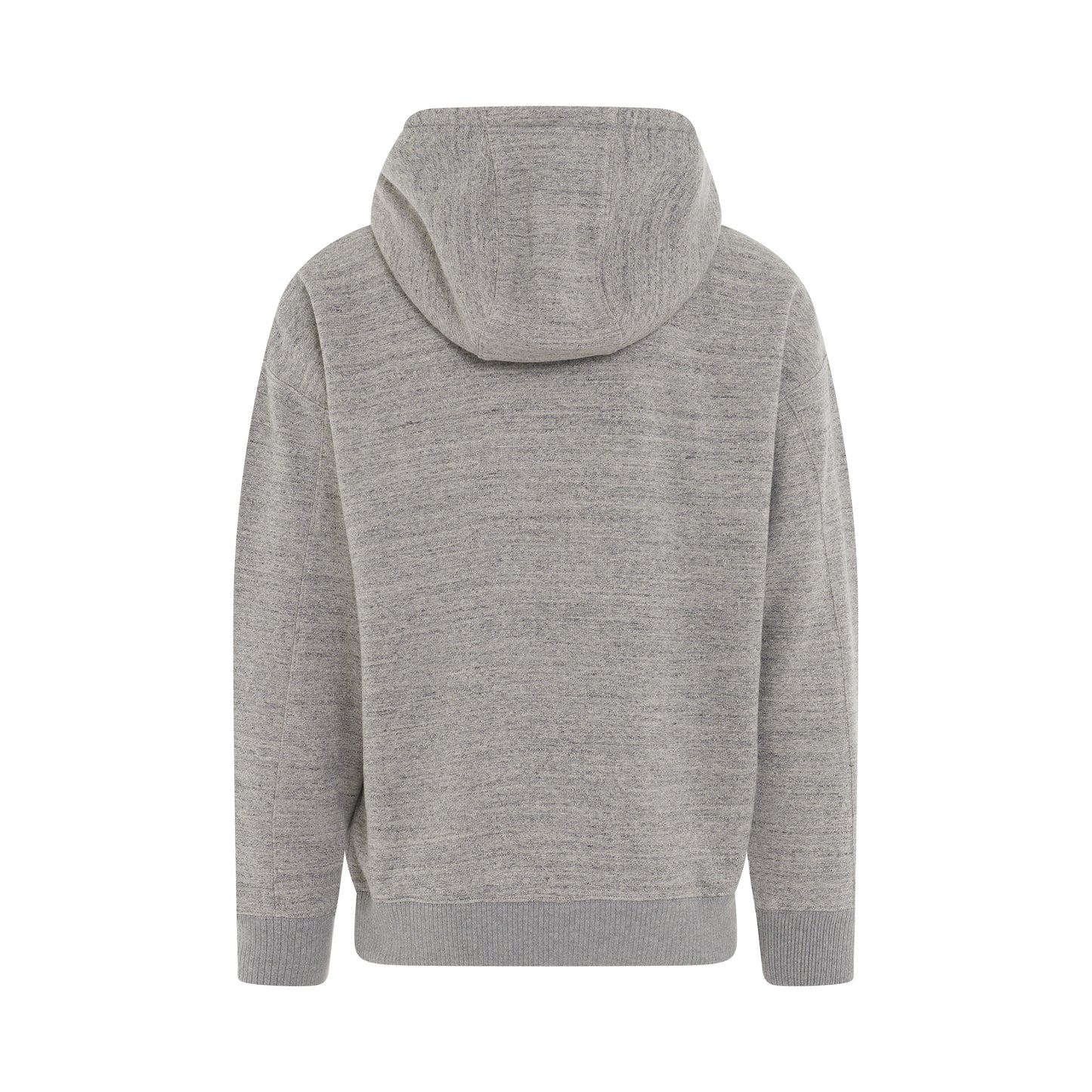 Logo Oversized Hoodie in Grey Melange