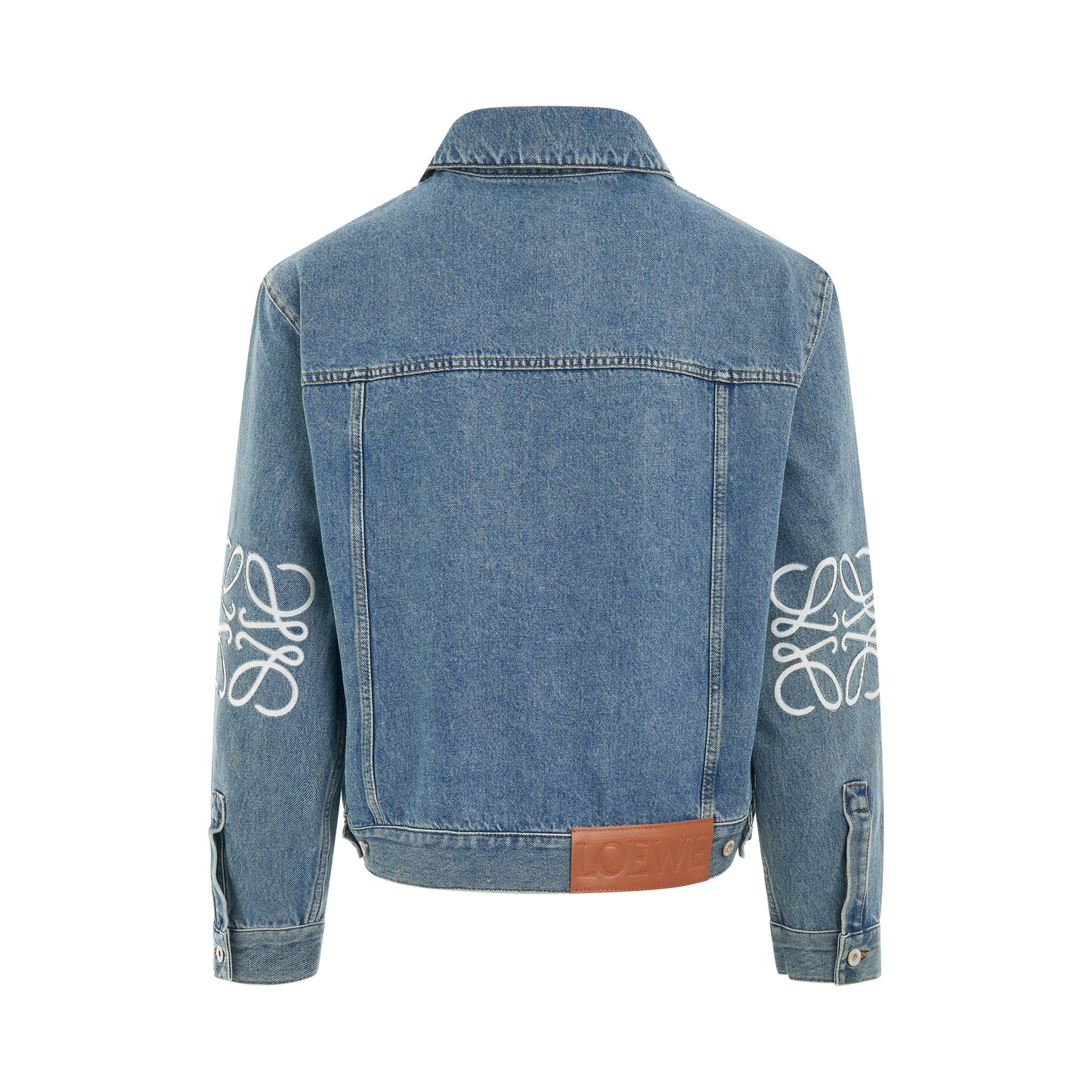 Anagram Jacket in Mid Blue Denim