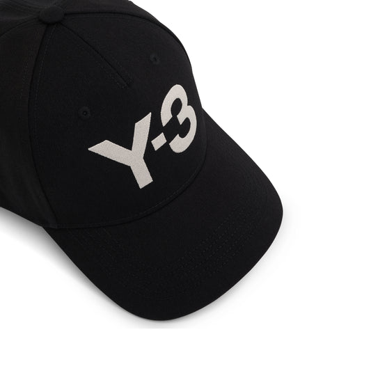 Y-3 Classic Logo Cap in Black