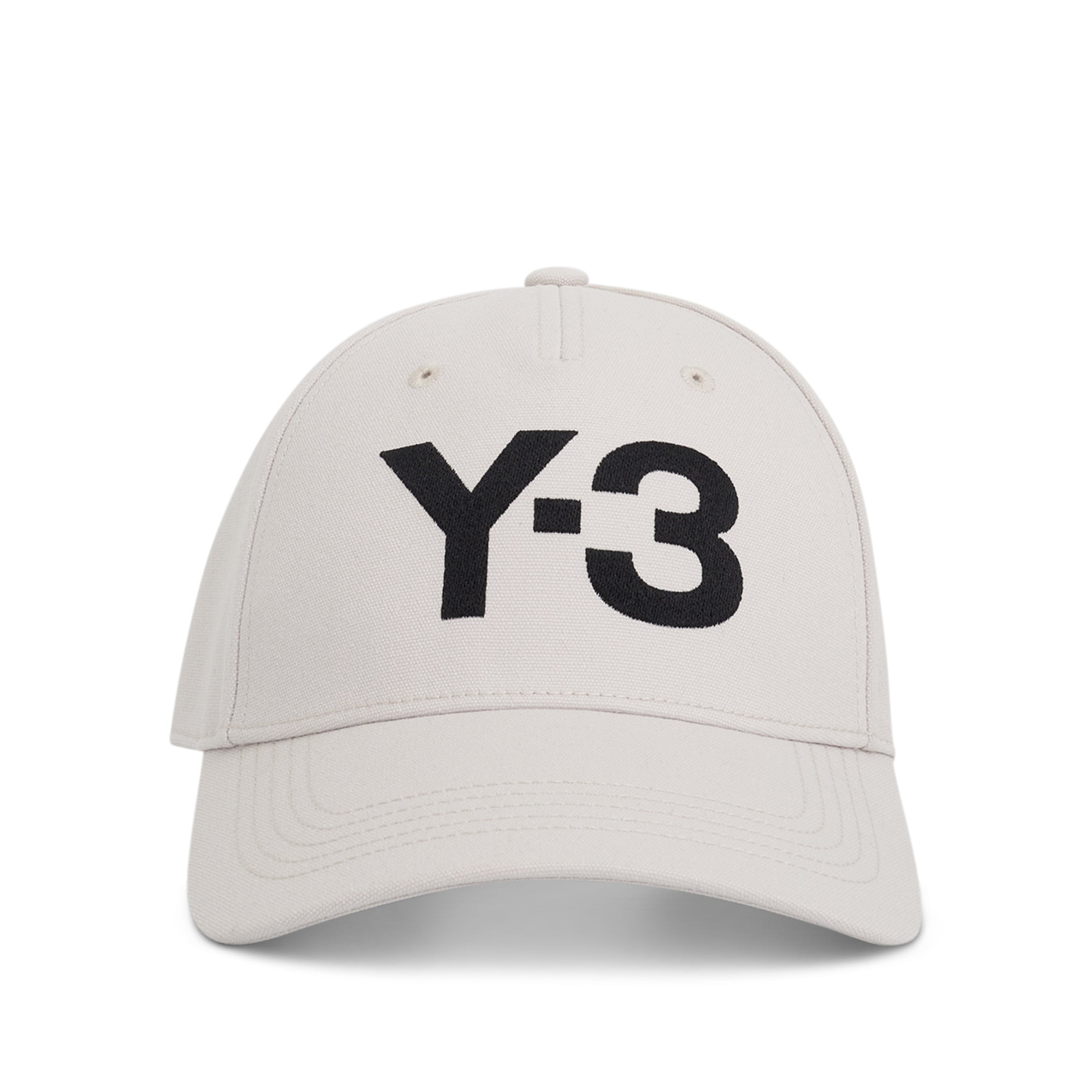 Y-3 Logo Cap in Talc