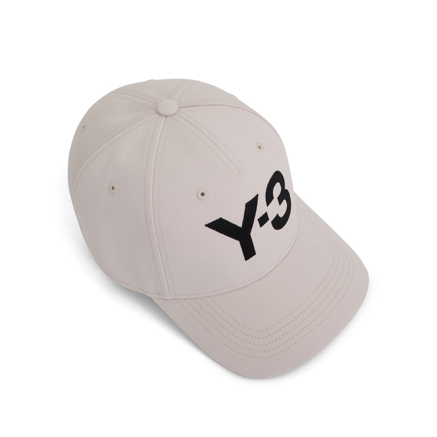 Y-3 Logo Cap in Talc