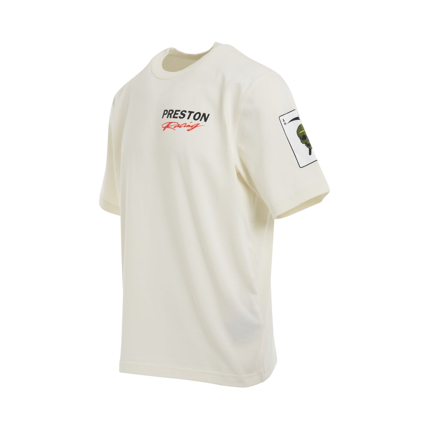 Preston Racing Short Sleeve T-Shirt in White/Black