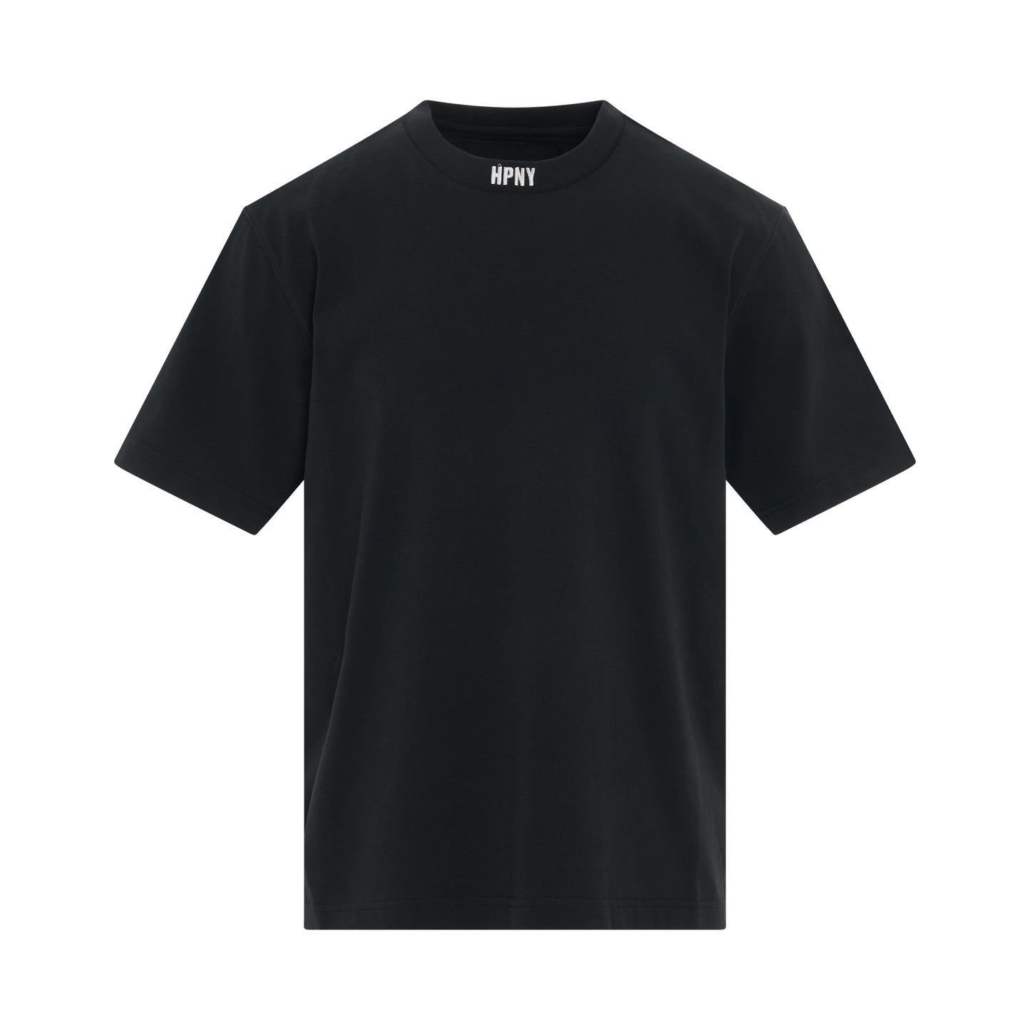 HPNY Embroidered Short Sleeve T-Shirt in Black/White