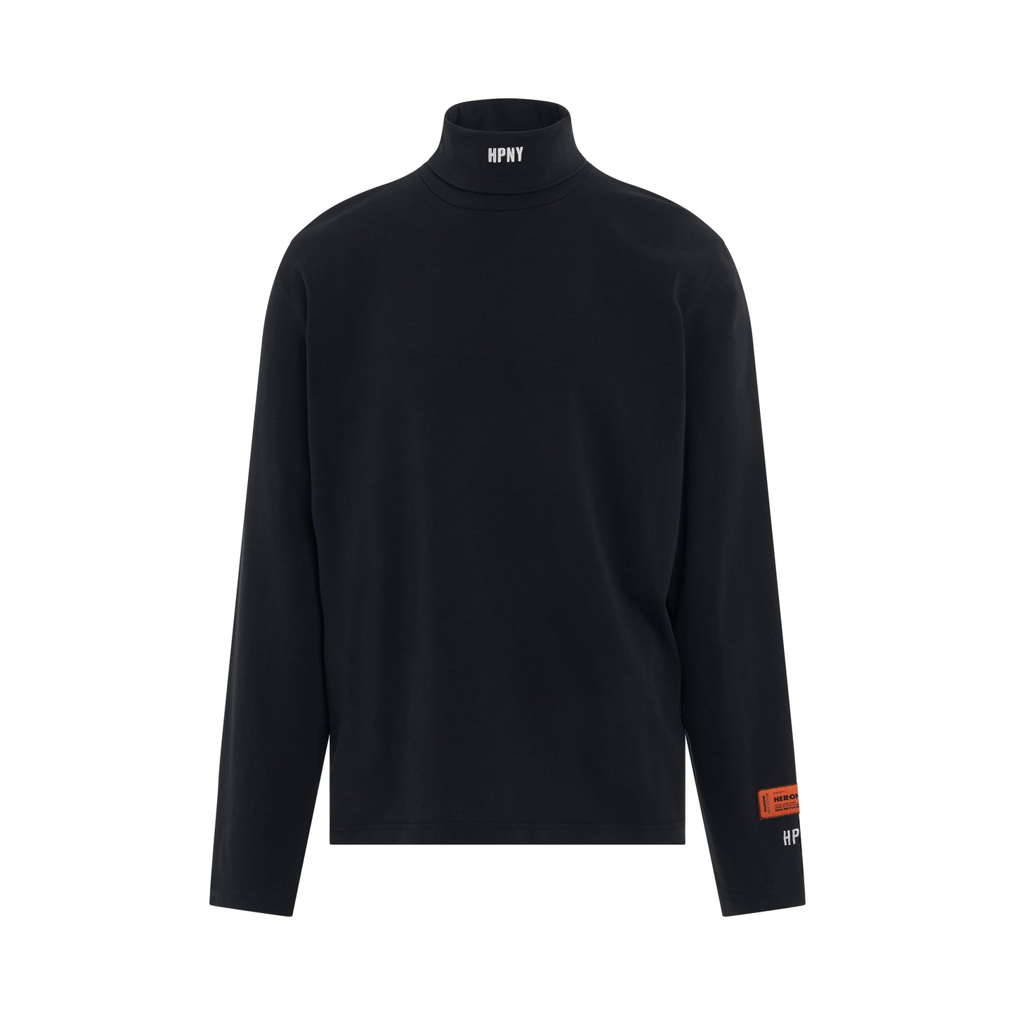 HPNY Embroidered Roll neck in Black/White