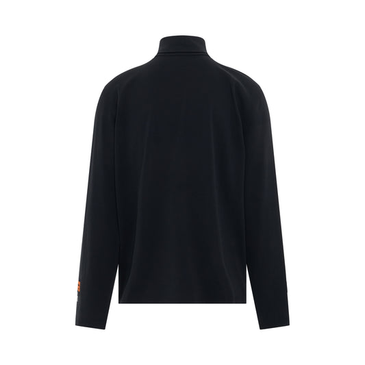 HPNY Embroidered Roll neck in Black/White