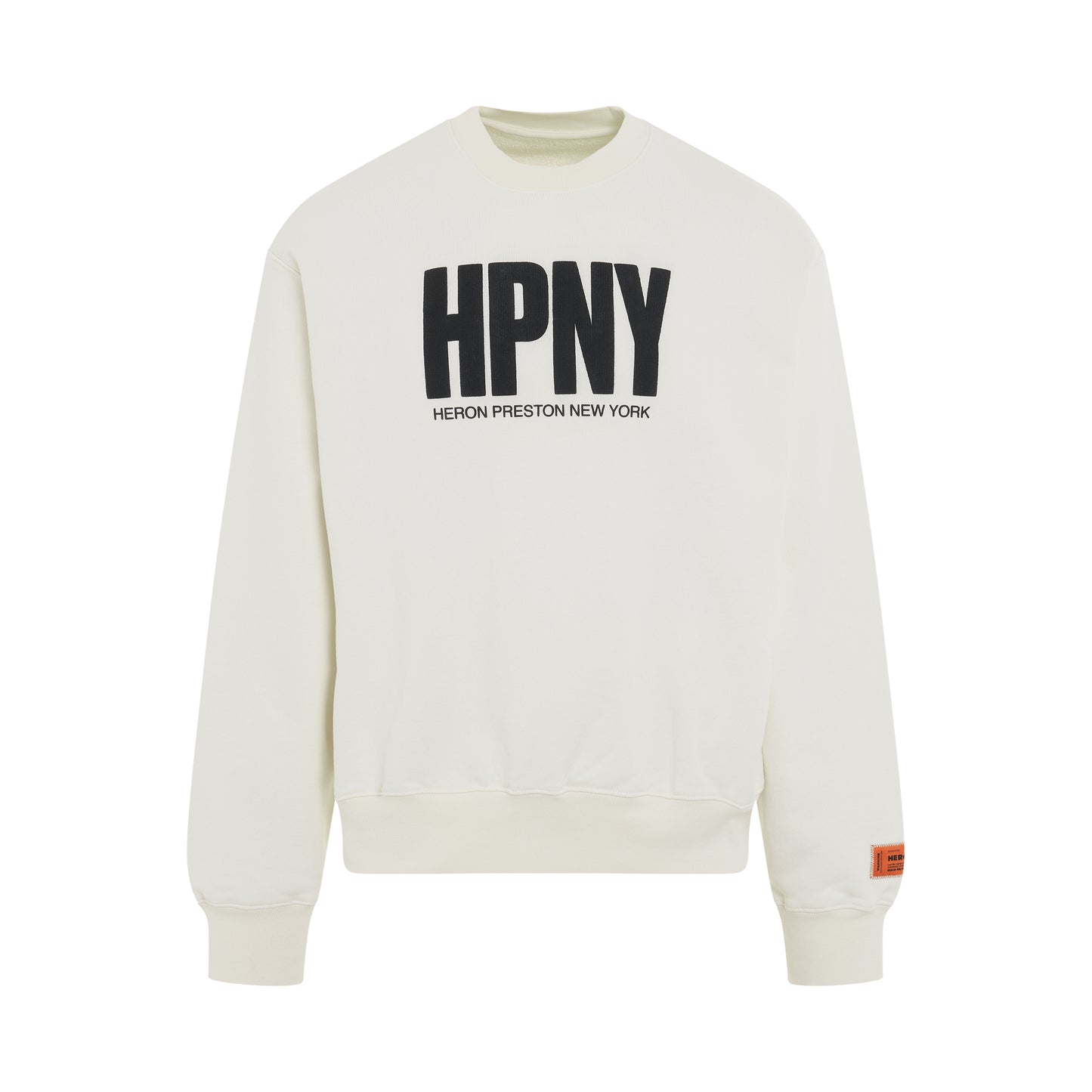 HPNY Regular Fit Crewneck in White/Black