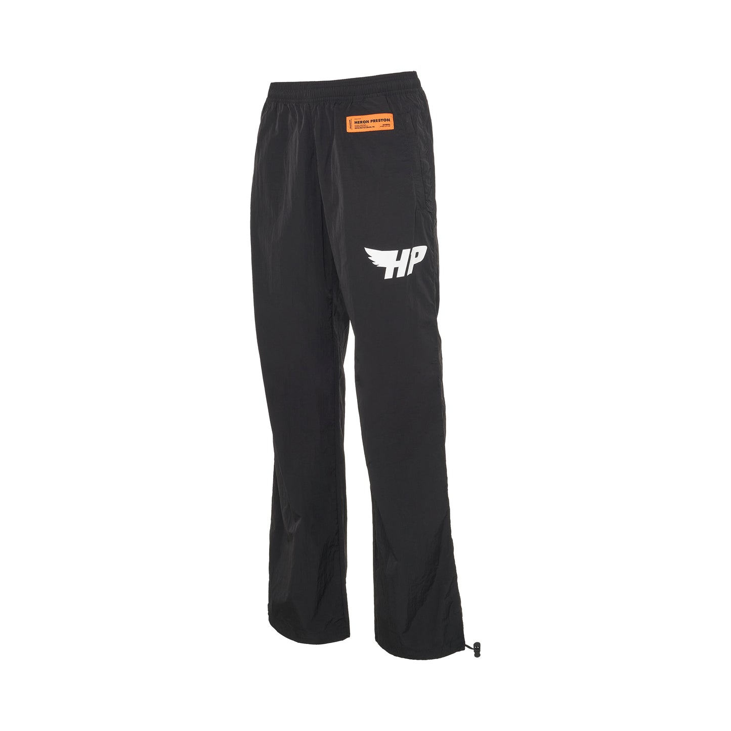 Heron Fly Nylon Trackpants in Black/White