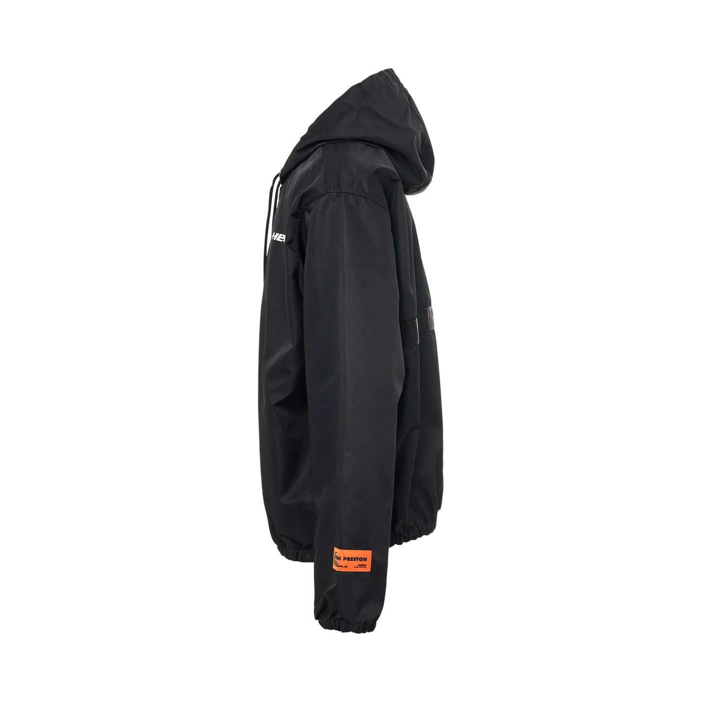 Ex-Ray Heron Nylon Windbreaker in Black/White