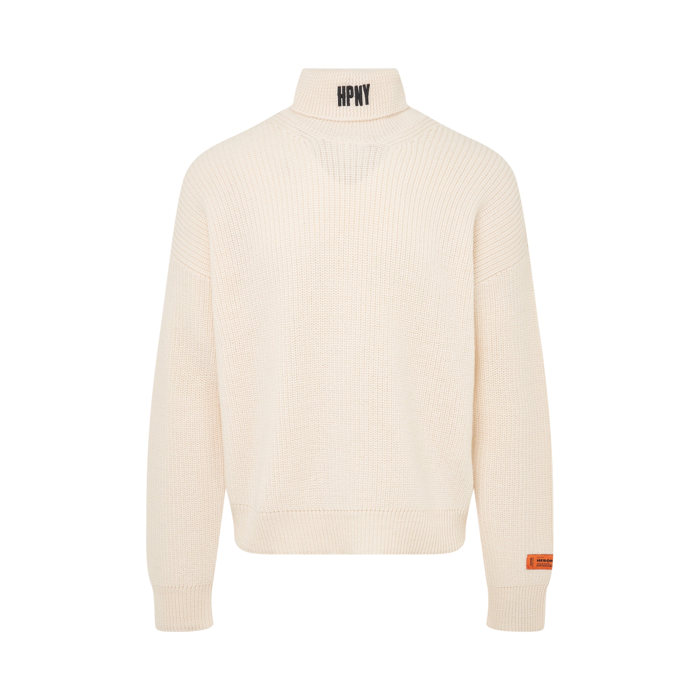 HPNY Knit Rollneck in Ivory/Black