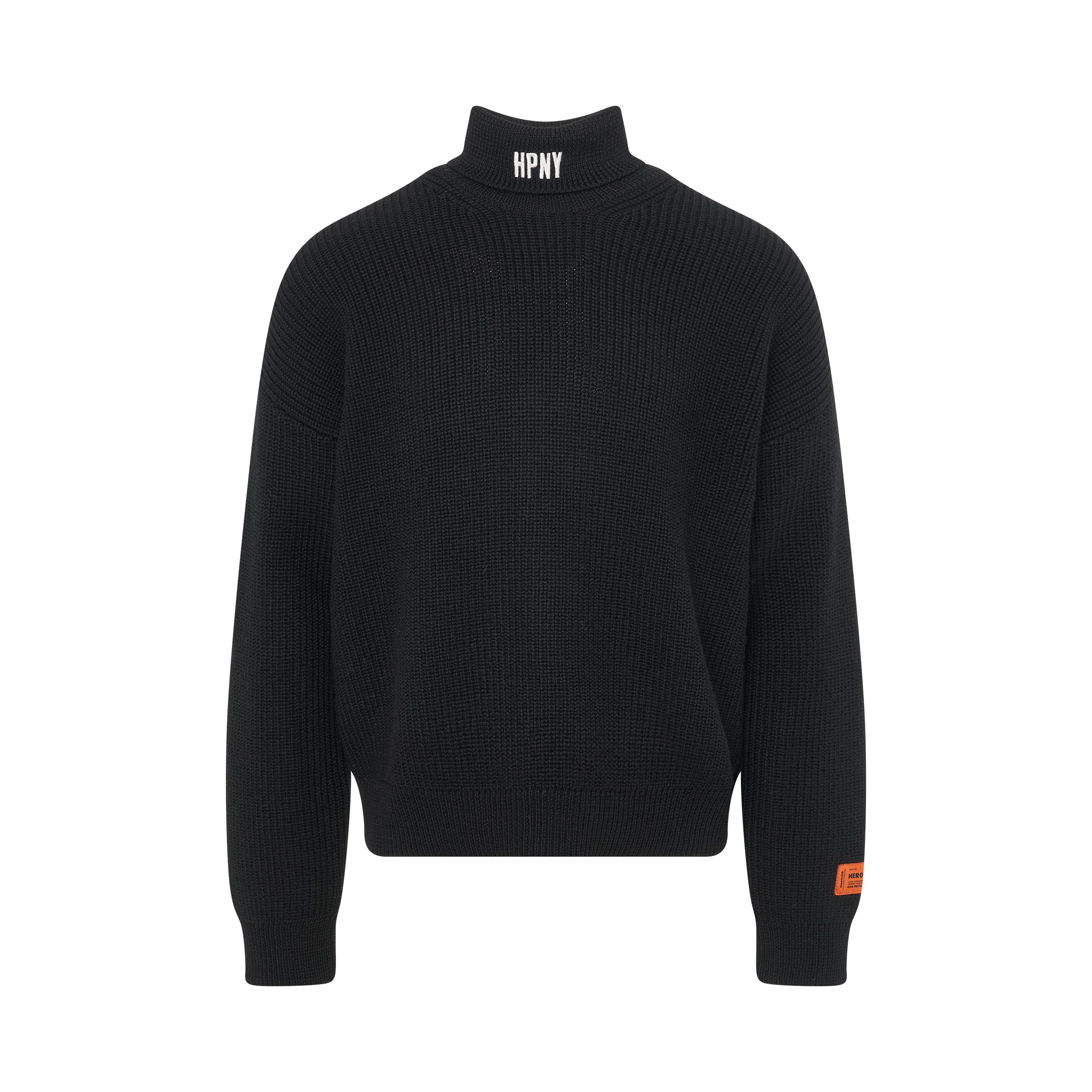 HPNY Knit Rollneck in Black/White