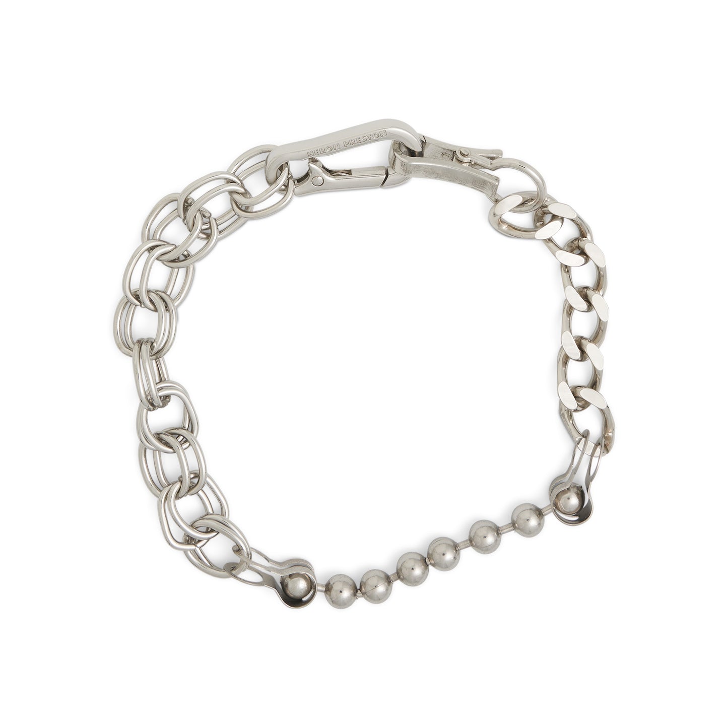 Multichain Chunky Necklace in Silver