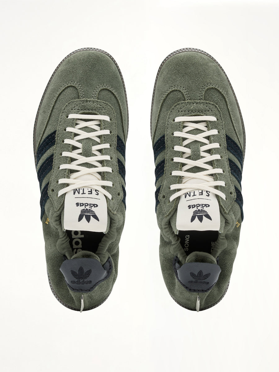 Adidas Samba OG SFTM in Base Green