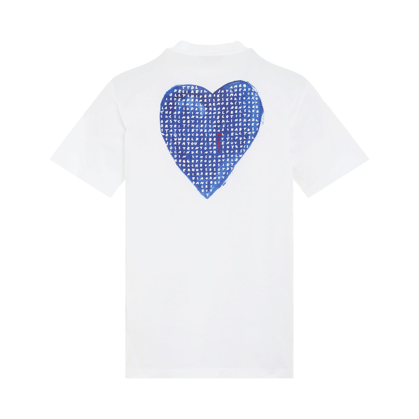 Word Puzzle Logo T-Shirt in Lily White