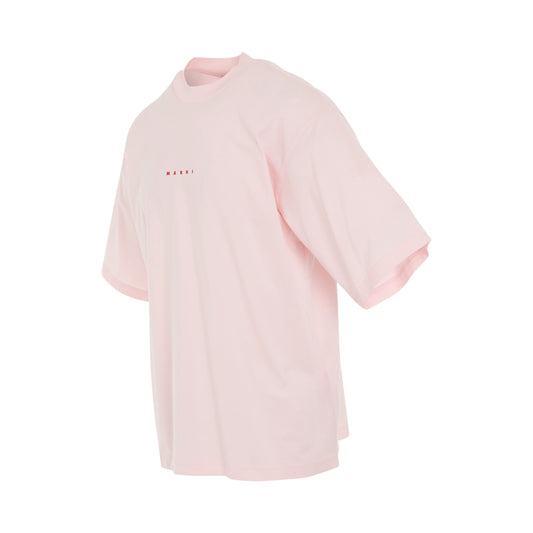 Logo Oversized T-Shirt in Pink Candy