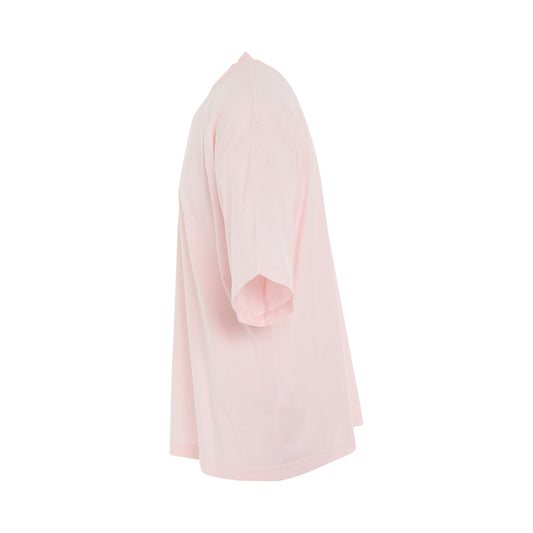 Logo Oversized T-Shirt in Pink Candy