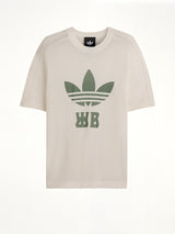 Adidas x WB Knit T-Shirt in Chalk White