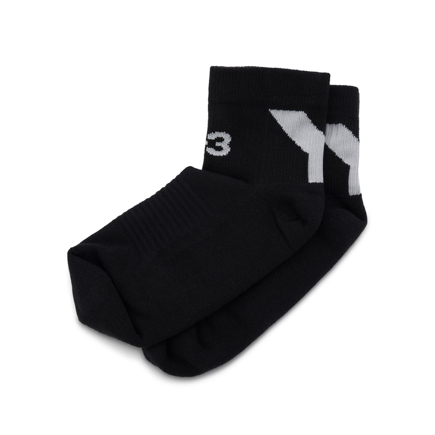 Logo Low Socks in Black