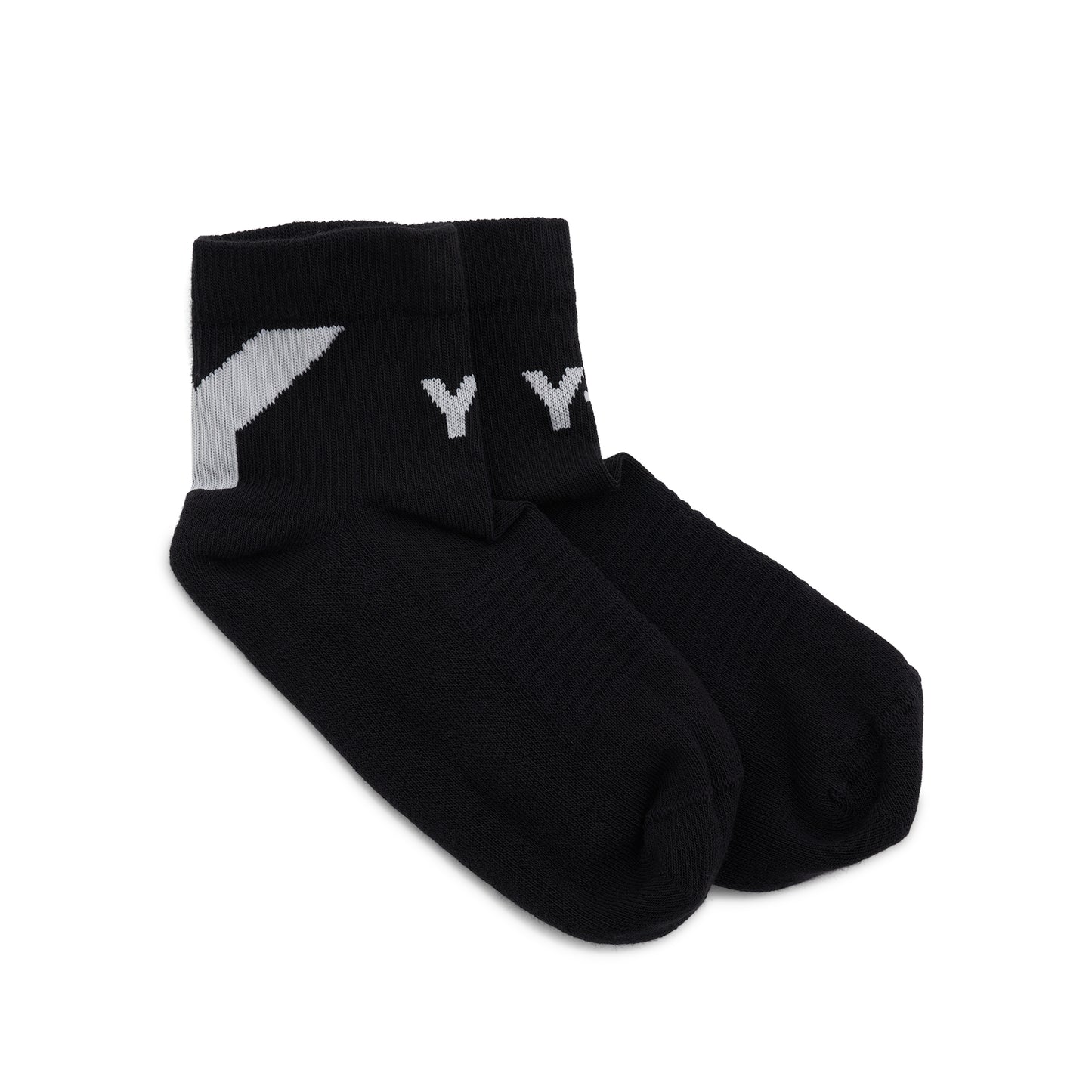 Logo Low Socks in Black