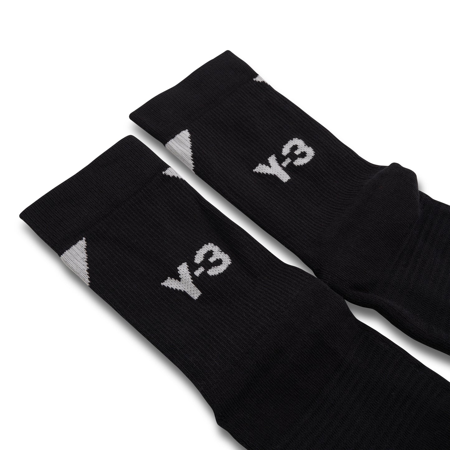 Logo High Socks in Black