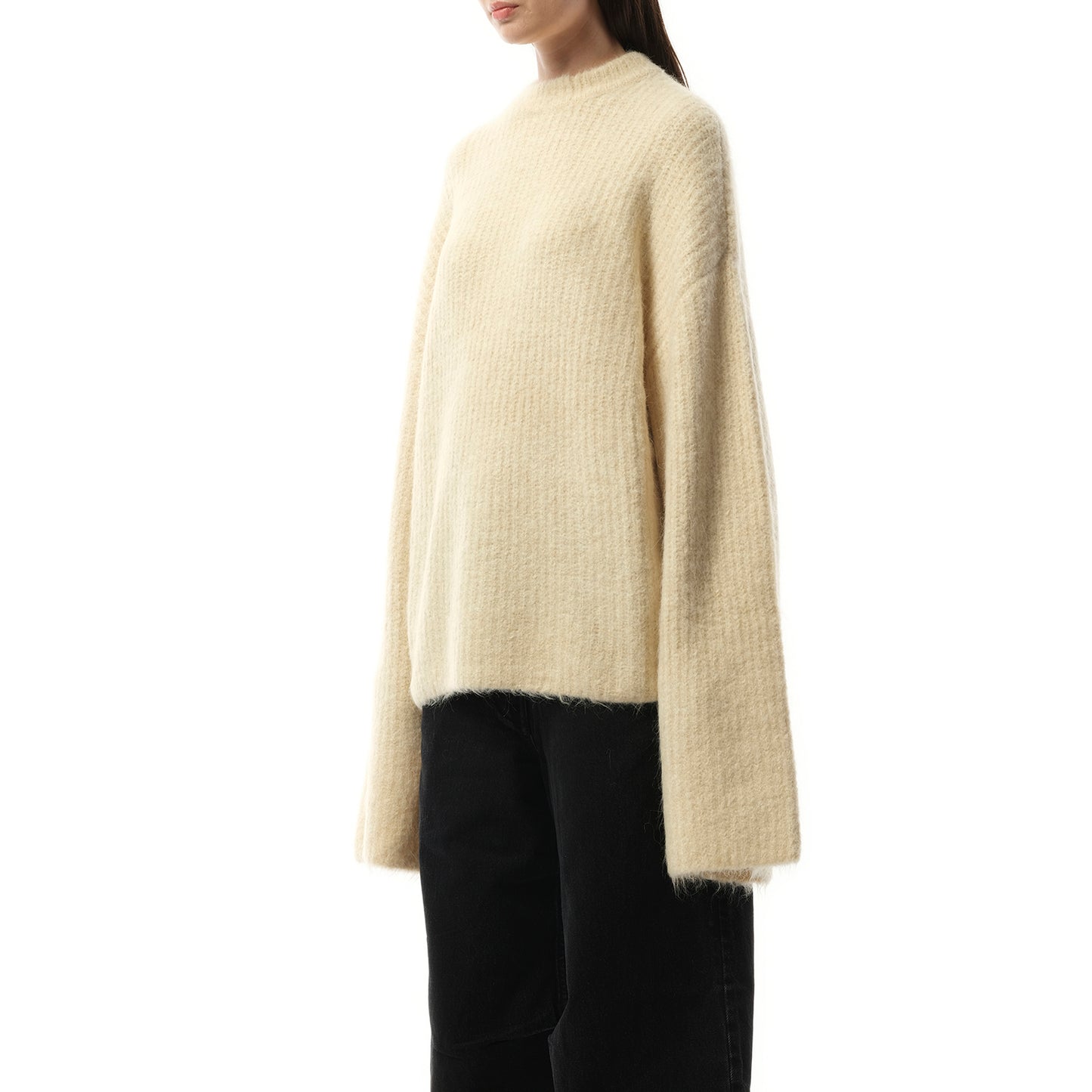 Heavy Knit Sweater in Vanilla