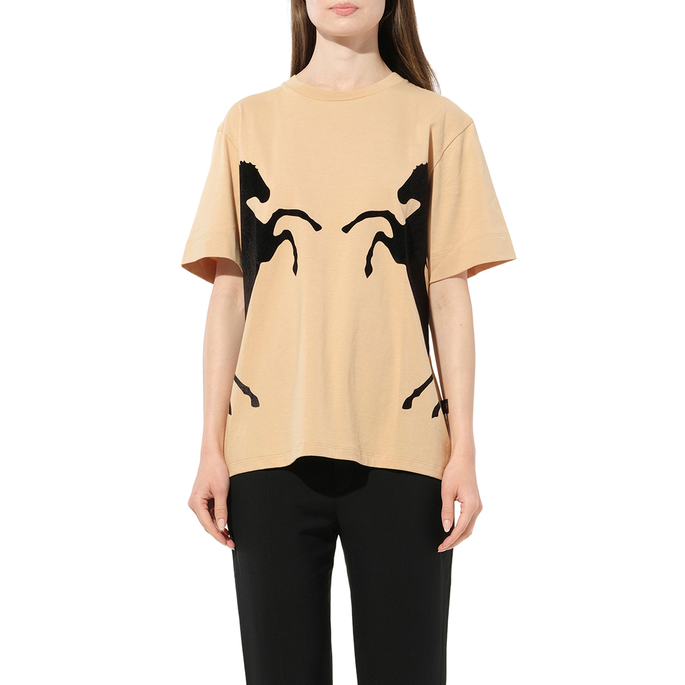 Horse T-Shirt in Beige