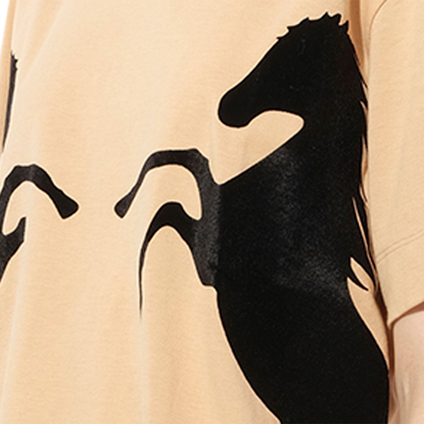 Horse T-Shirt in Beige