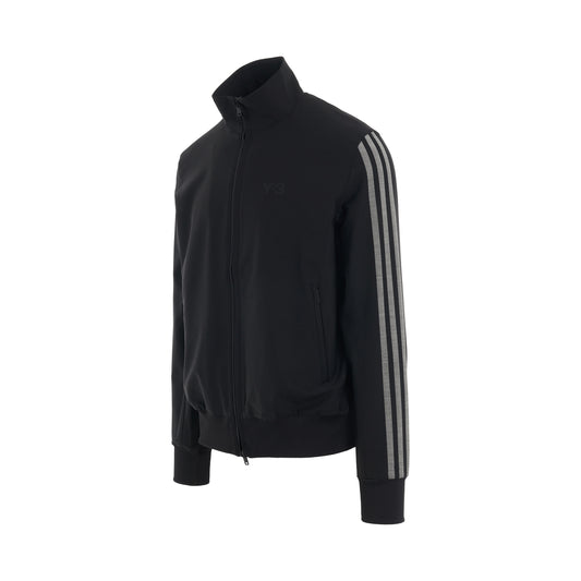 3 Stripes Refined Wool Track Jacket in Black