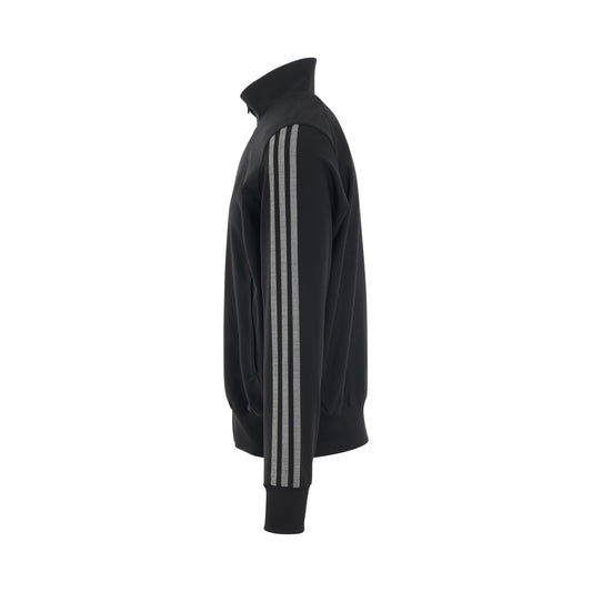 3 Stripes Refined Wool Track Jacket in Black