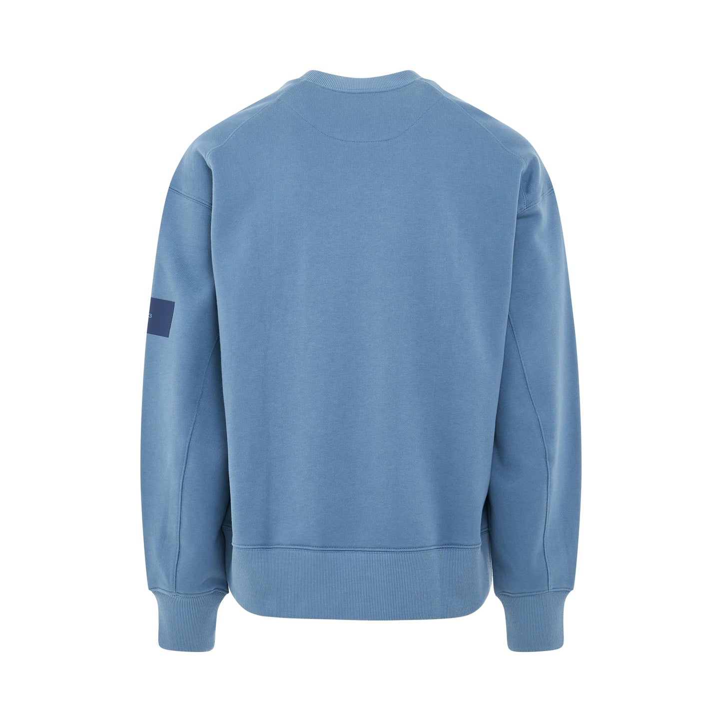 Organic Cotton Terry Crew Sweatershirt in Altered Blue