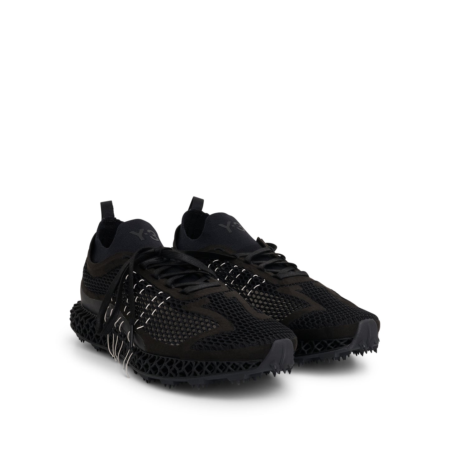 Runner 4D Halo Sneakers in Black/Off White