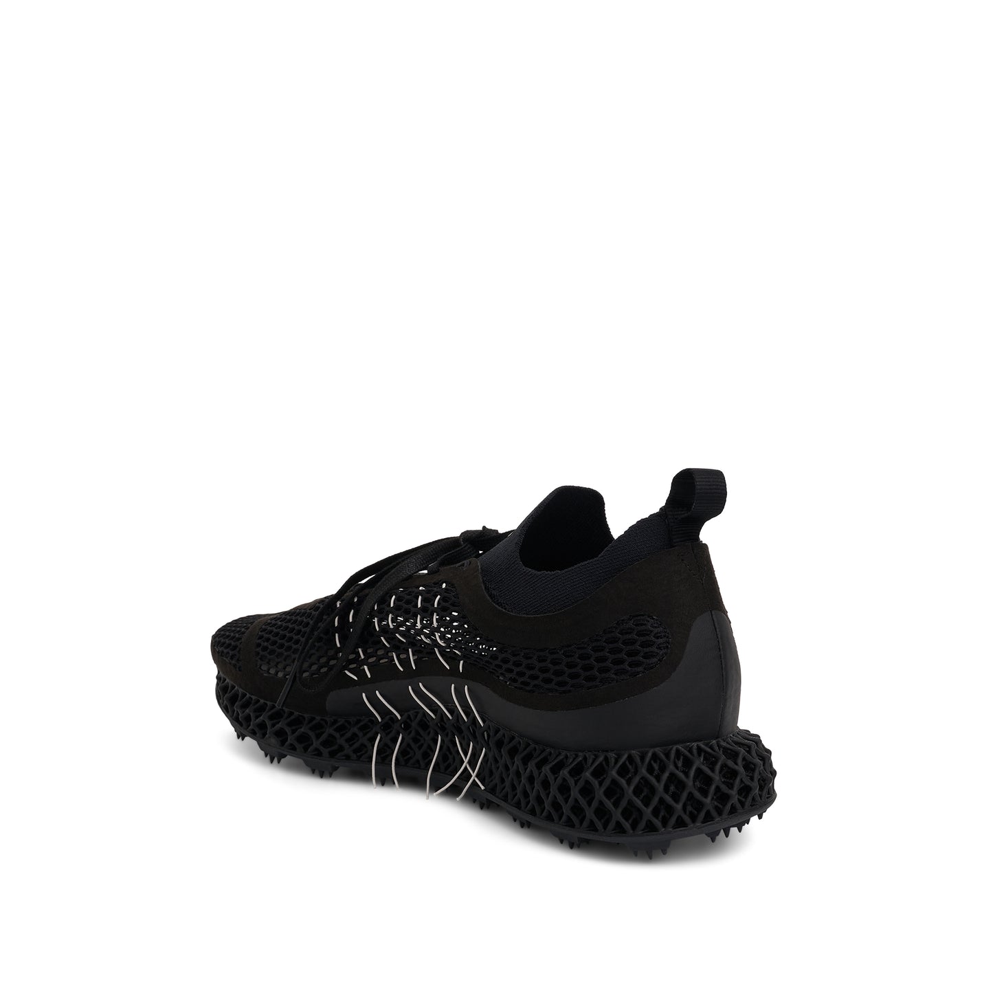 Runner 4D Halo Sneakers in Black/Off White