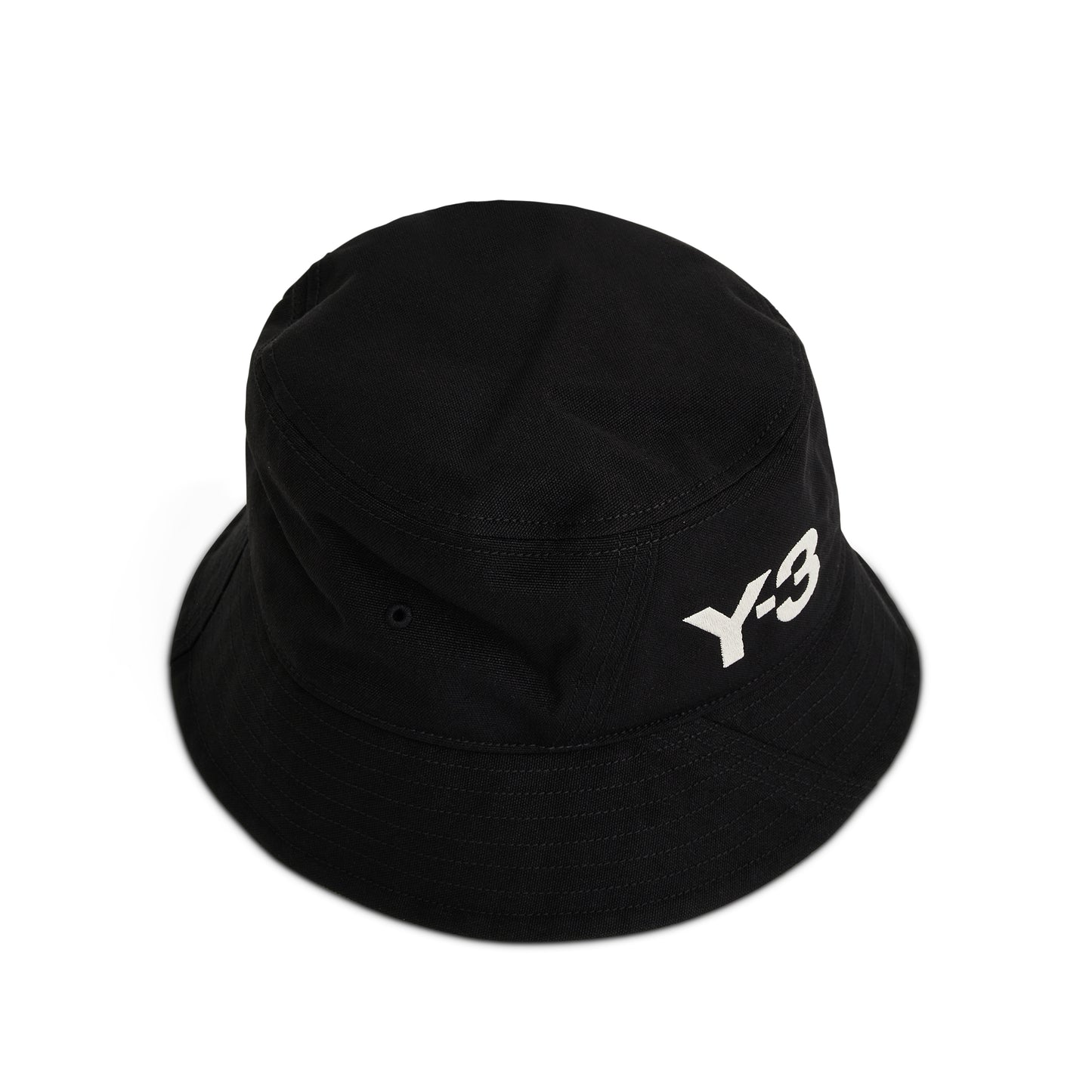 Y-3 StapleBucket Hat in Black