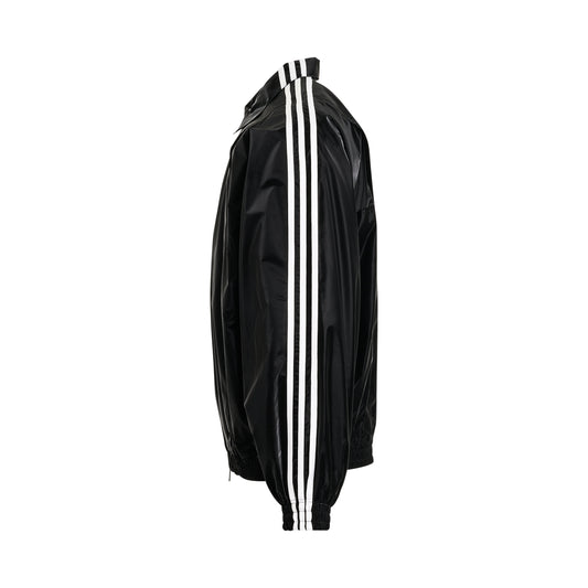 3 Stripe Windbreaker in Black