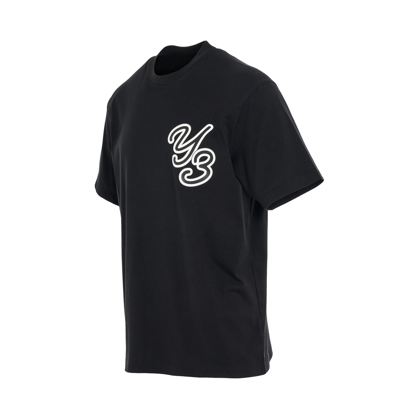 Y-3 Graphic Logo T-Shirt in Black