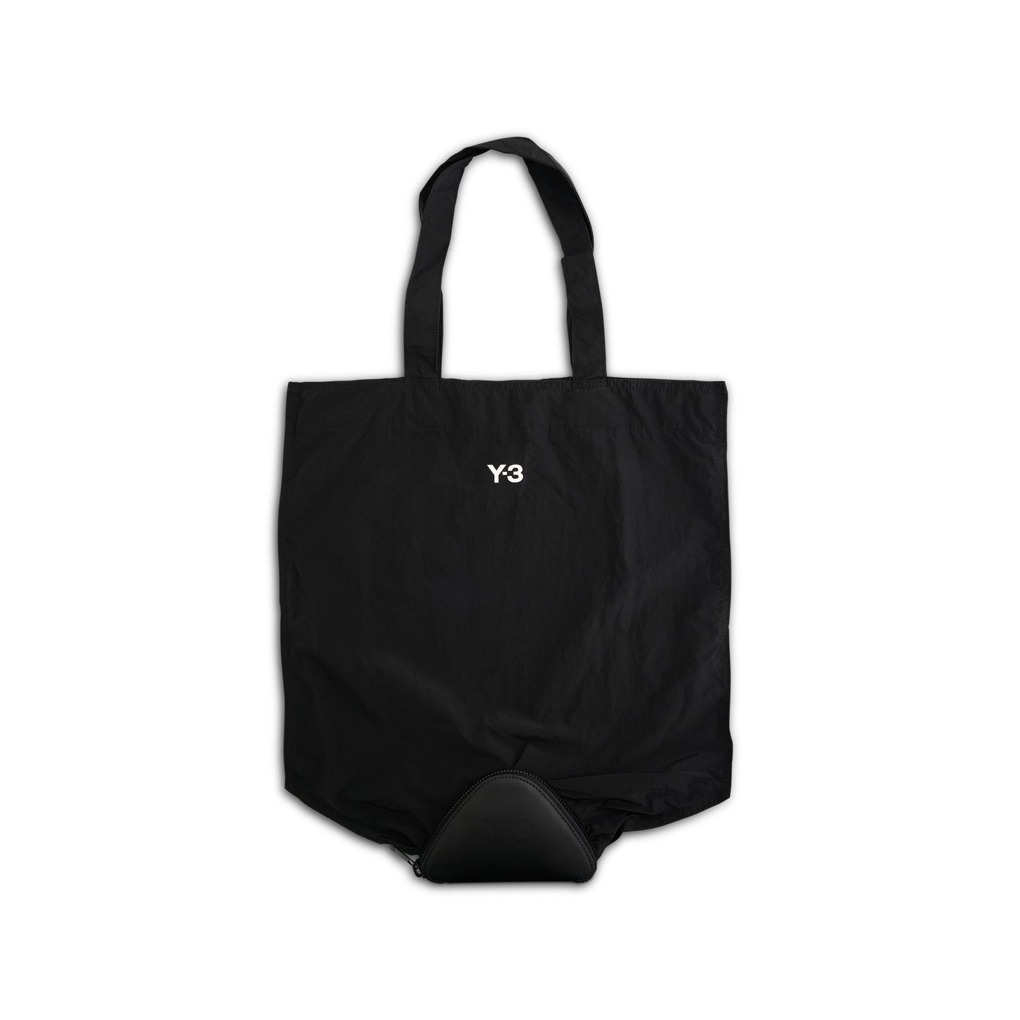 Y-3 Logo Tote Bag in Black