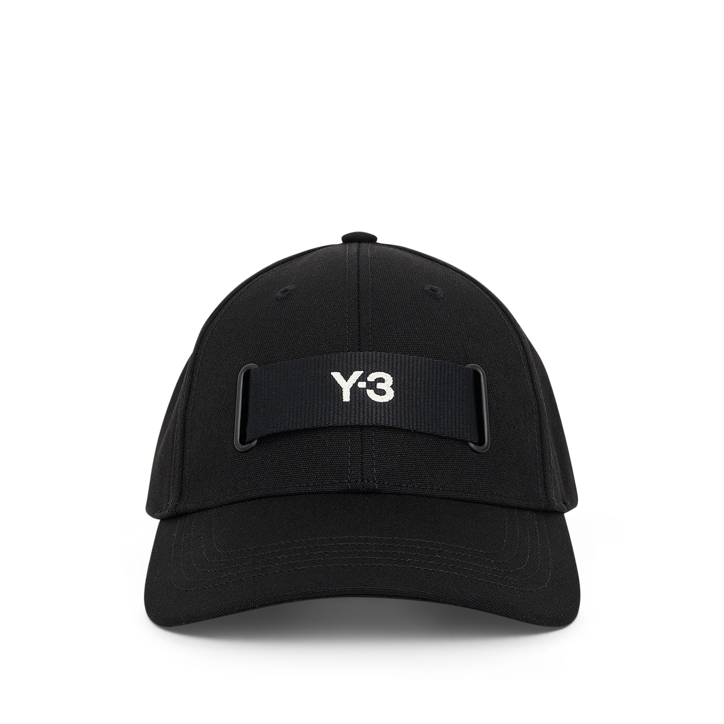 Y-3 Webbing Cap in Black