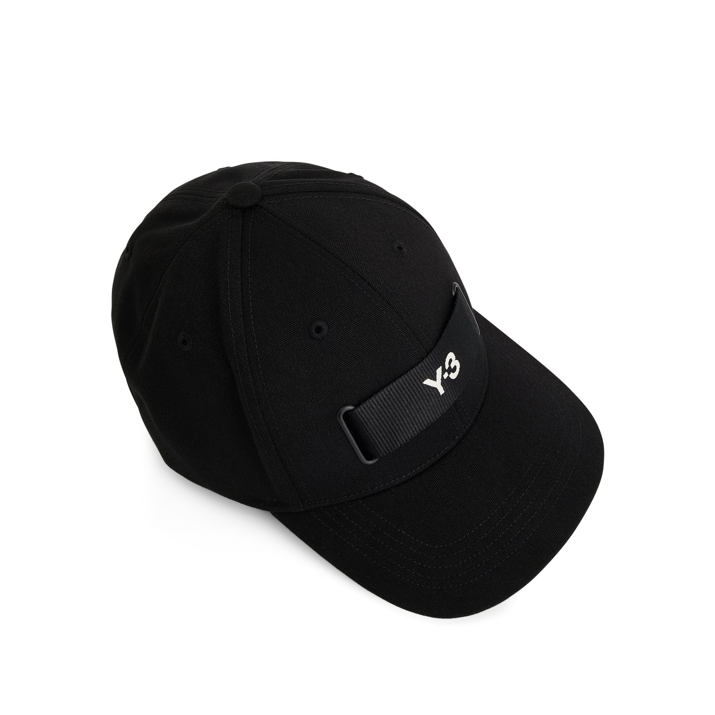 Y-3 Webbing Cap in Black