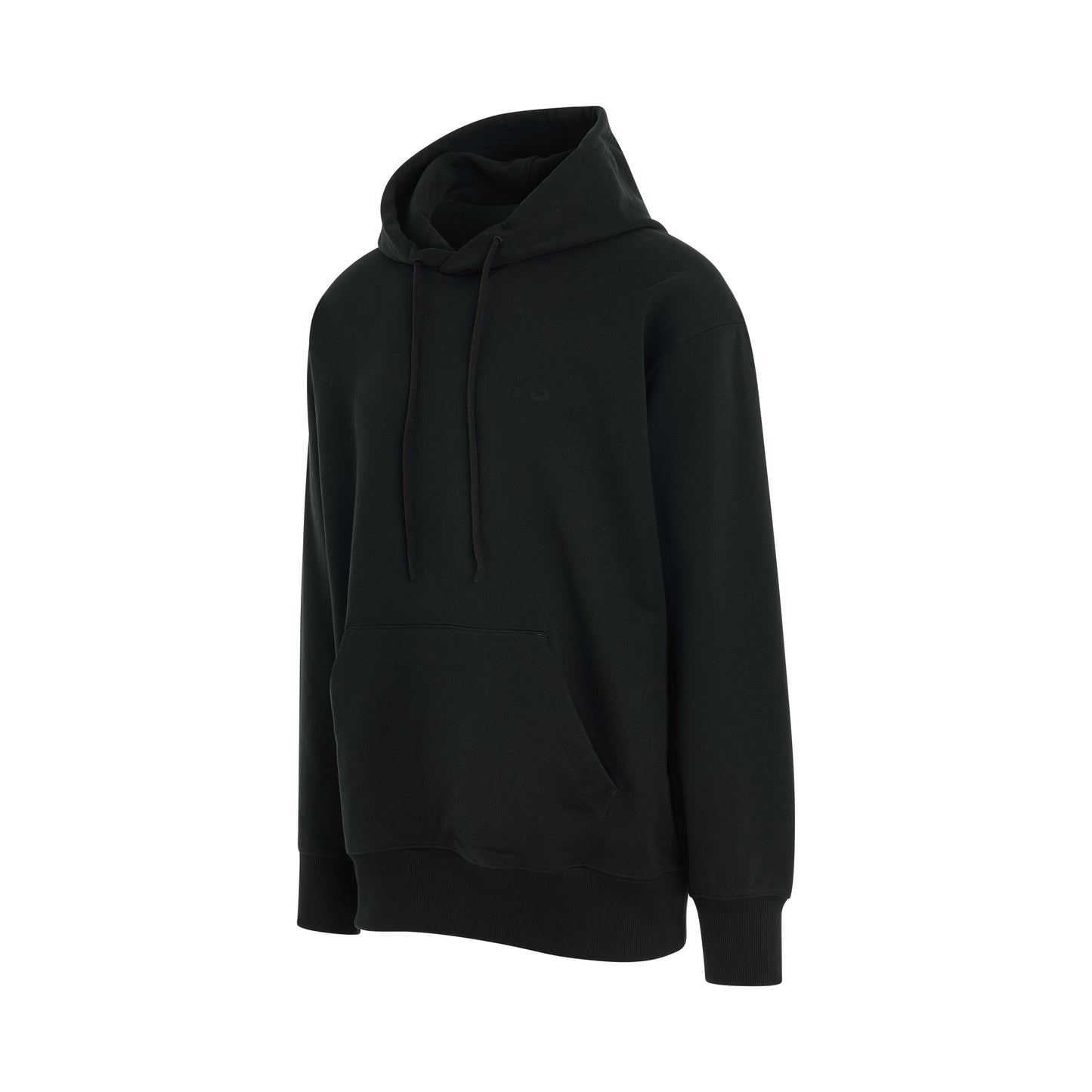 French Terry Basic Hoodie in Black