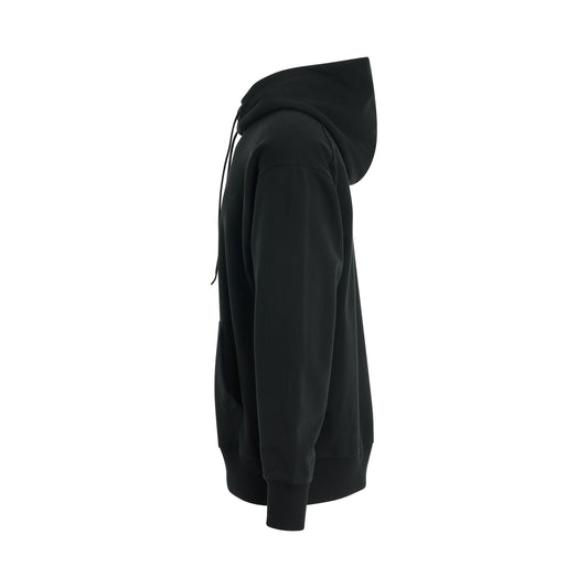 French Terry Basic Hoodie in Black