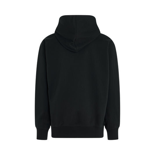 French Terry Basic Hoodie in Black