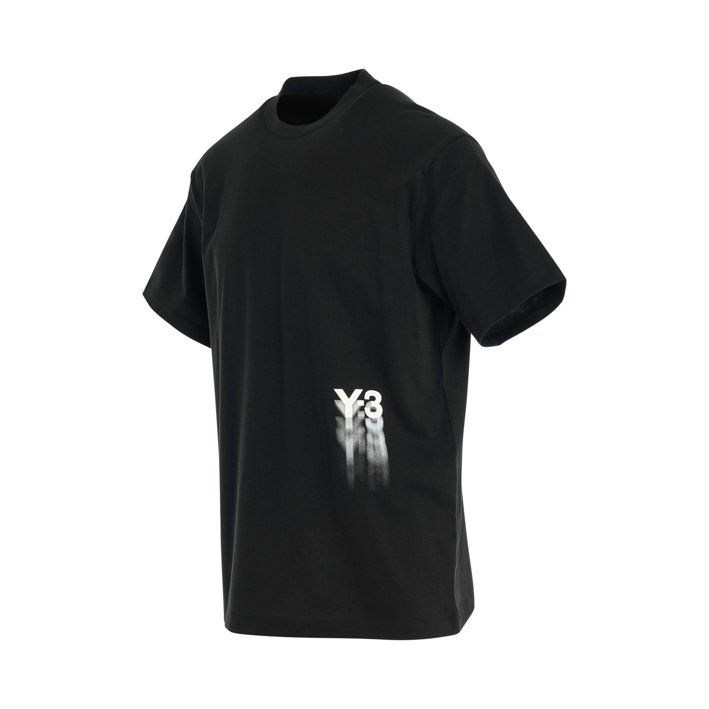 Blurry Logo T-Shirt in Black