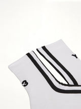 Y-3 Stripe Socks in White