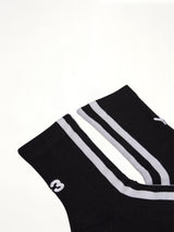Y-3 Stripe Socks in Black/White