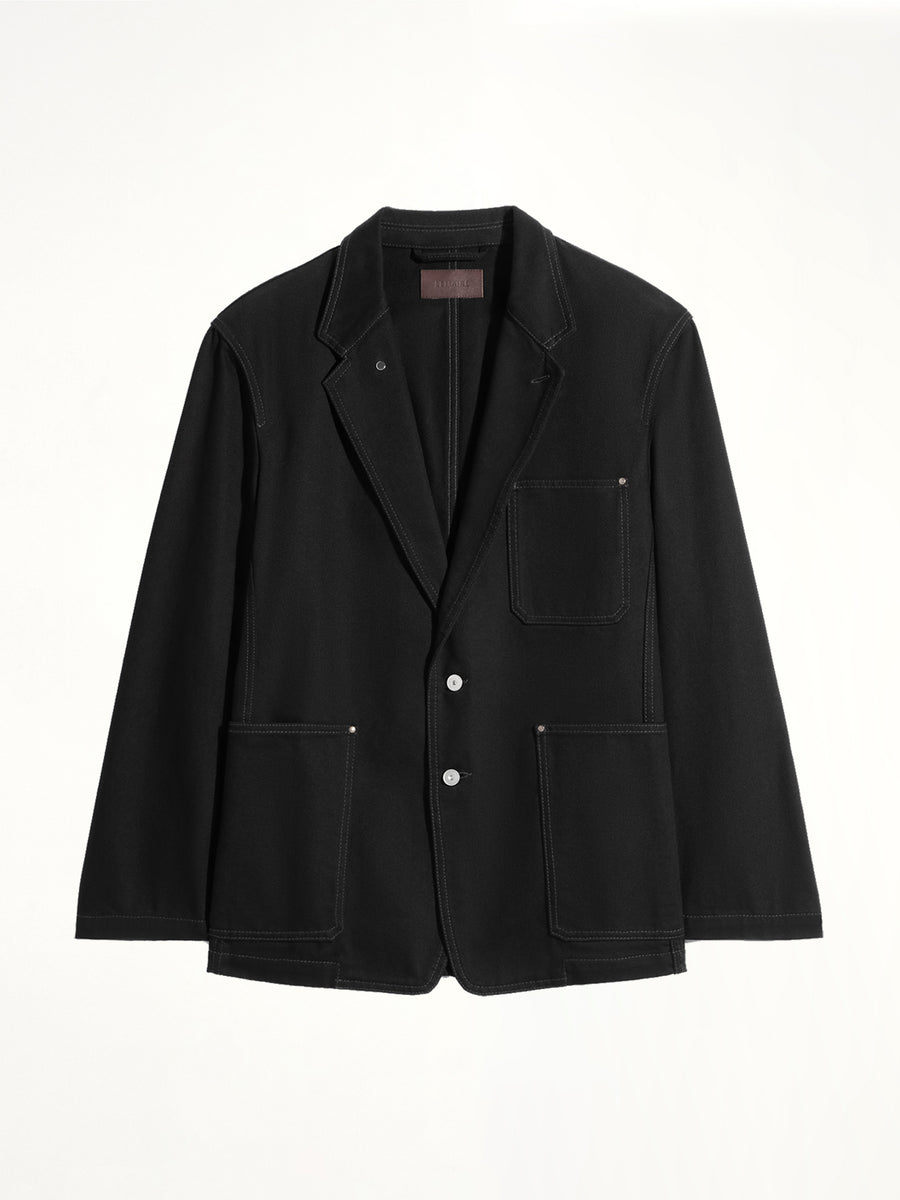 Single Breasted Tailored Jacket in Black